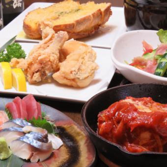 120 minutes all-you-can-drink 8-item feast upgrade course 4,500 yen ⇒ 4,000 yen (tax included)
