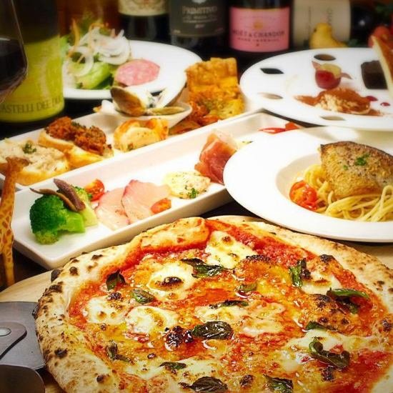 【Tarumi】 Easy access with parking lot! ♪ ♪ ♪ ♪ affordable authentic Italian with fried pizza