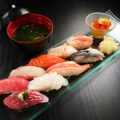 旬のおまかせ握り3貫