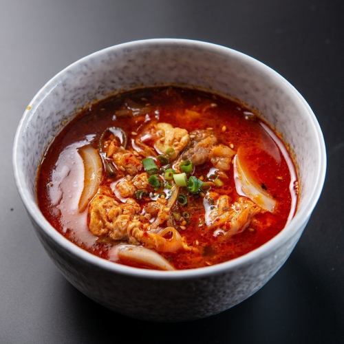 ユッケジャンスープ (トック入り)