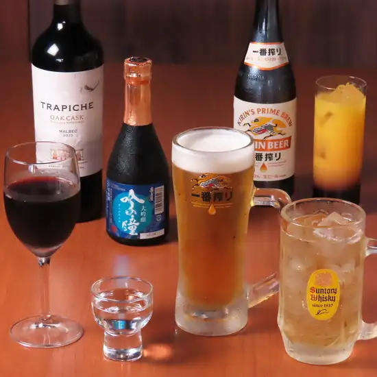 当日OK単品飲み放題♪生ビール付き2時間2500円(税込)!