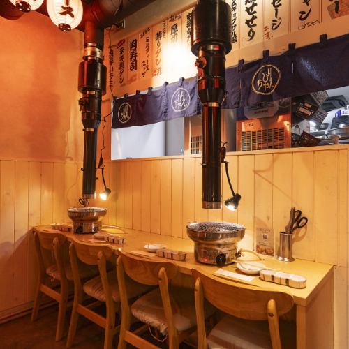 We also have counter seats available, perfect for couples on a date.Please come to our restaurant and enjoy a meal filled with smiles with your loved ones.We are waiting for your visit from the bottom of my heart.[Umeda, Ohatsutenjin, all-you-can-eat and drink, lunch, meat sushi, all-you-can-drink, all-you-can-eat, wagyu, private, date, anniversary, Umeda Station, popular yakiniku]