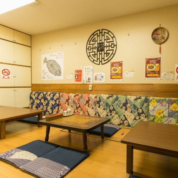 【Okuzashiki宴會♪】商店入口的後面有座位，最多可容納14人。建議因為可以對應任何一方，如年終派對，新年派對和歡迎派對。還提供豐富的菜單和時令特色菜。由於有工作人員會說中文和英文，請不要猶豫與秘書處聯繫。