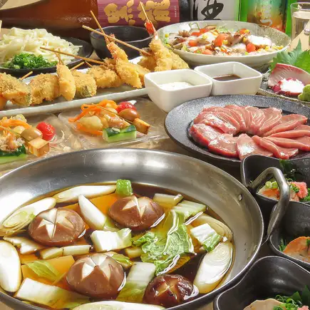 平日限定【 彩 】コース |鶏塩鍋、 鮮魚三種盛| 2h飲み放題付き 全7品 5,000円
