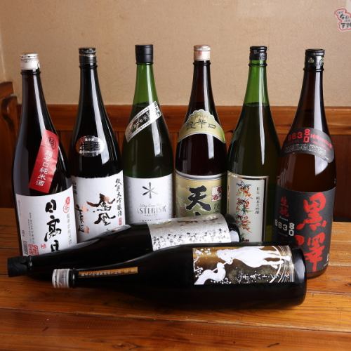 厳選の日本酒を堪能◎