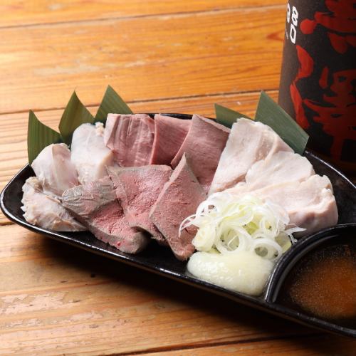 肉刺し全部盛り