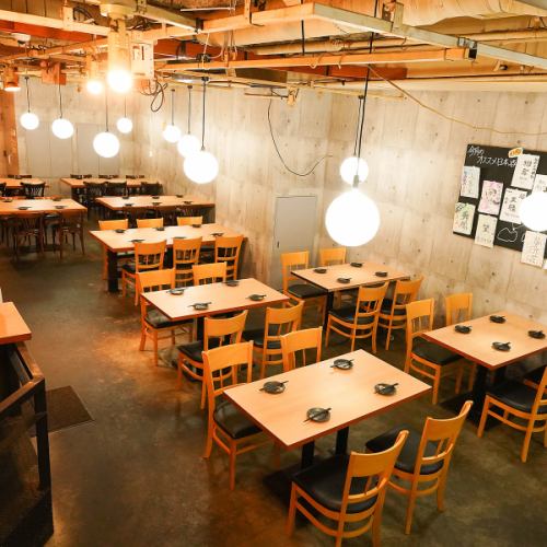 Our specialty open space, open seats! You can use it in various scenes such as entertainment, joint party, drinking with friends, etc. ♪