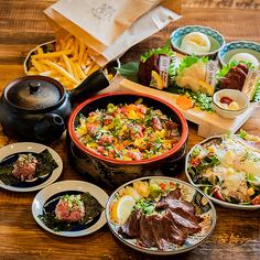 【3h飲み放題】メインは多幸感溢れる馬トロ彩ちらし寿司◎全8品『うまる堪能コース』¥4000