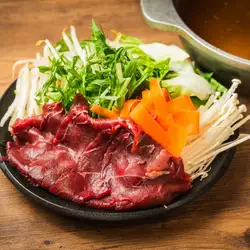 Special horse meat hot pot