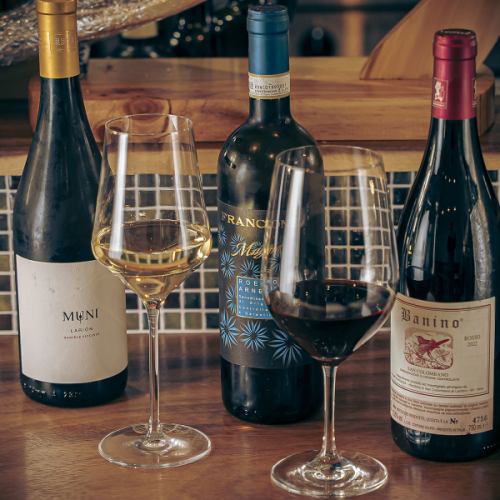 種類豊富なワインをご提供