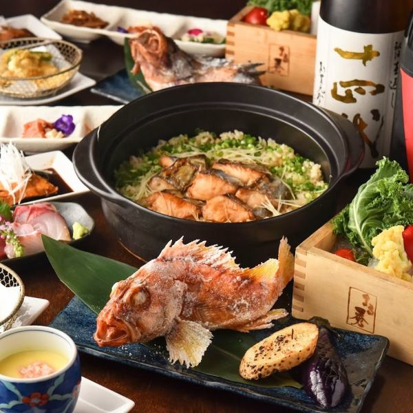 The famous Genjiyaki is the star! “Winter Maruhide Course” with 2 hours of all-you-can-drink includes 9 dishes for 6,500 yen