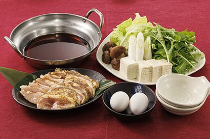 Sukiyaki hot pot in Oku no Miyakodori