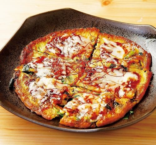 とろ~りチーズの赤チヂミ