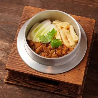 あさりの関東風釜飯