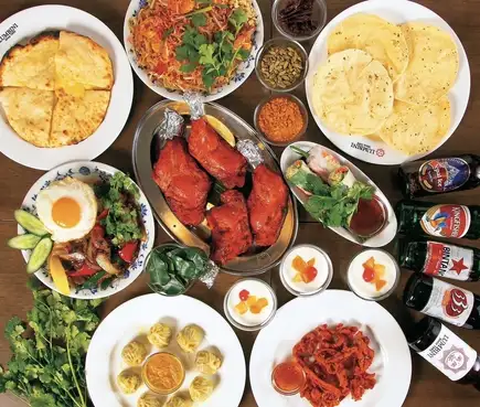 《タイ・インド・ネパール料理を楽しむ》生あり◎2時間飲放題付【バラエティーコース】