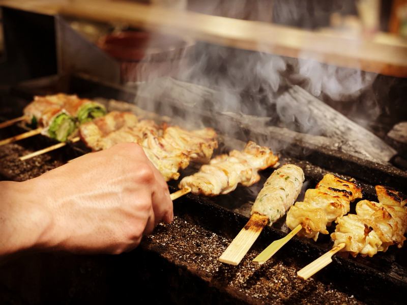 In addition to our signature yakitori, we also offer vegetable skewers.