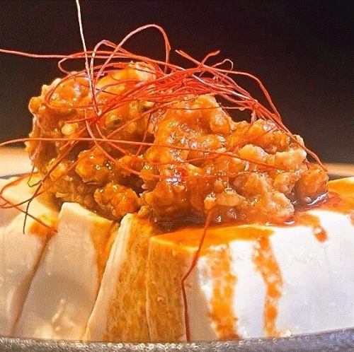 肉みそ旨辛冷奴