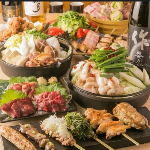 地鶏の旨味を堪能する各種コースのご用意しております!