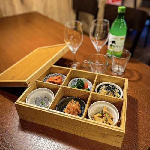 融合了韓國料理的美味的安排菜單