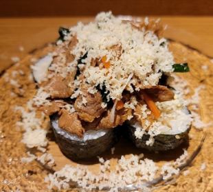 プルコギとチーズのこぼれキンパ