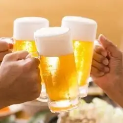 生付き飲み放題！