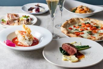 【Xmasディナー2025】魚&肉のWメインなど全7皿コース(1部17:30から)