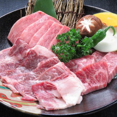 Assortment of 3 Japanese black beef
