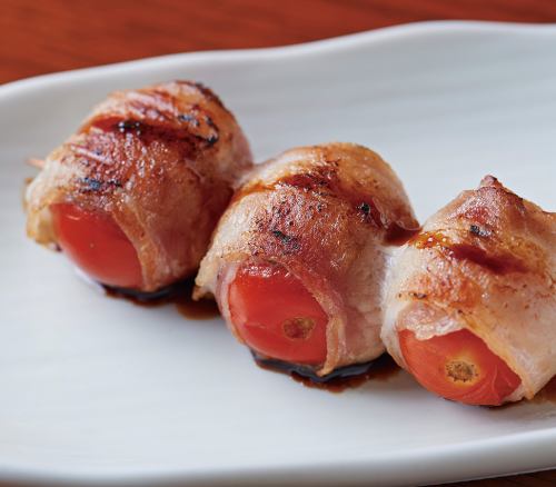 tomato meat skewer