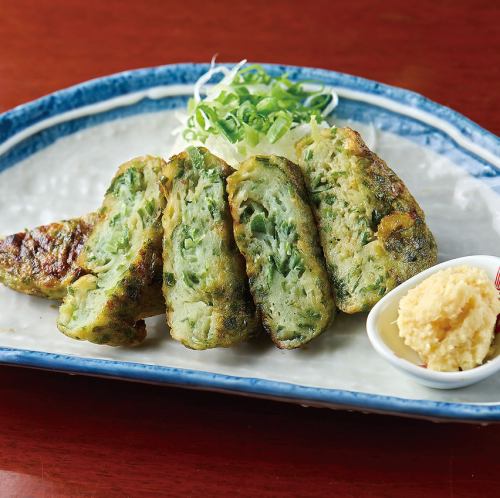たっぷり金山葱の炙りさつま揚げ
