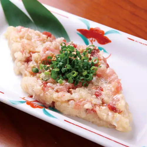 鮮魚の葱なめろう
