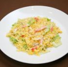 Crab and lettuce fried rice