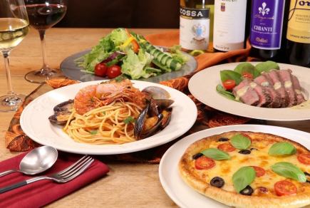 2時間飲み放題付♪【ヴィラ・コース】シェフおすすめ全4品を堪能 