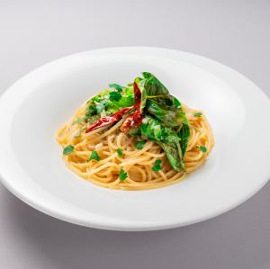 ロメインレタスのペペロンチーノ