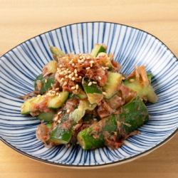 おかか梅たたき きゅうり/きゅうり一本漬け　各