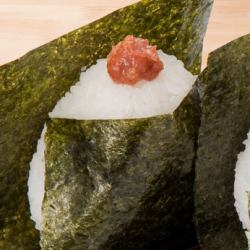 おにぎり(梅・鮭・明太子・醤油焼き) 各一個