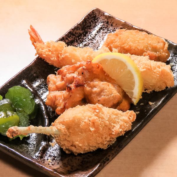 とんかつ以外も選べる多彩な単品揚げ物