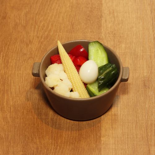 ピクルス盛り合わせ