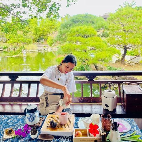 公園内でのお茶会もOK