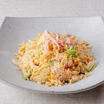 crab lettuce fried rice