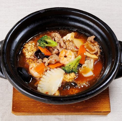 五目白湯おこげ
