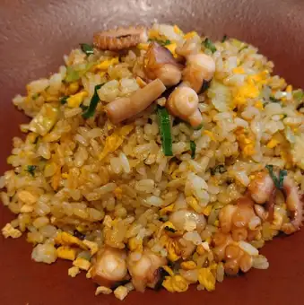 버섯의 볶음 밥 맛