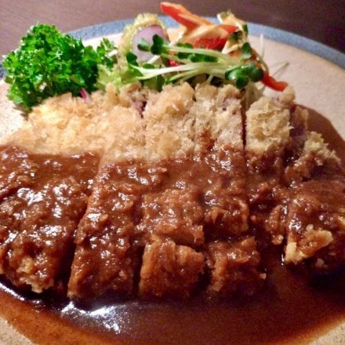 Large beef cutlet (with demi-glace sauce)