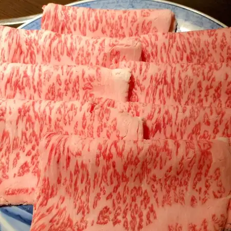 "Premium Marbled Wagyu Beef Loin Course" (6 dishes total) - Premium marbled Wagyu beef shabu-shabu or sukiyaki (Perfect for various banquets)