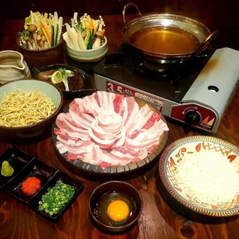 【人数に合わせて選ぼう◎４名様分】島野菜とアグー豚　島しゃぶセット4名様分16,368円（税込）