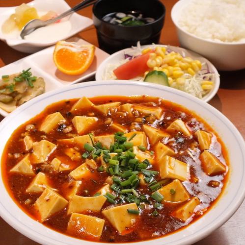 Various daily lunch menus * Mapo tofu