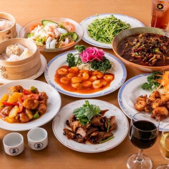 120 minutes of all-you-can-drink included!! A must-see for those who want to enjoy our most popular authentic Chinese food!! Total of 8 dishes ≪Bamboo course≫ 4938 yen ⇒ 3938 yen