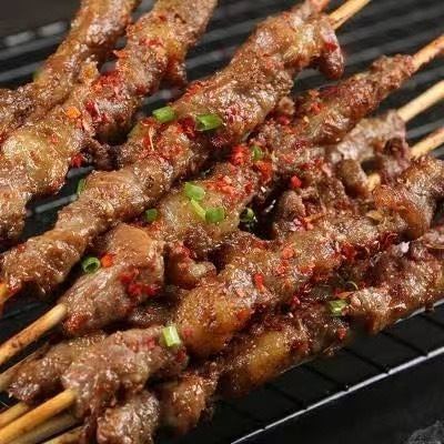 10 small skewers of lamb