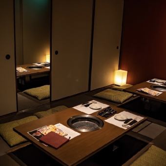 [2nd floor] This is a sunken kotatsu seat partitioned by fusuma.It is a seat where you can enjoy your meal slowly!