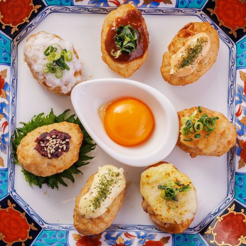手ごね絶品つくね！選べる10種の味で楽しむ自慢の逸品が新登場!!宴会・飲み会に♪