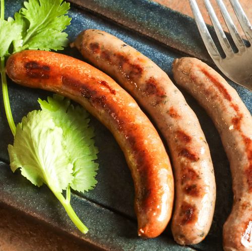 Assortment of 3 kinds of shepherd's sausages